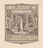 Heinrich Nernst – Ex libris Dr. Hilmar Schulze 