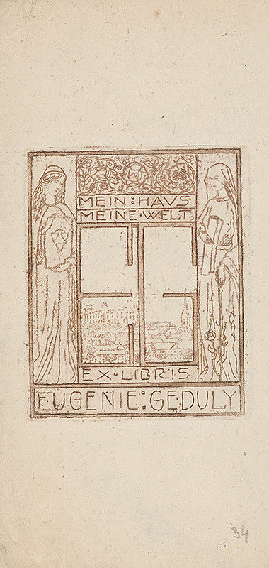 Stredoeurópsky grafik z 20. storočia – Ex libris Eugenie Geduly