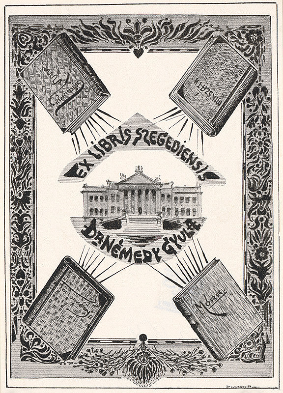 Neznámy autor – Ex libris Dr. Némedy Gyula