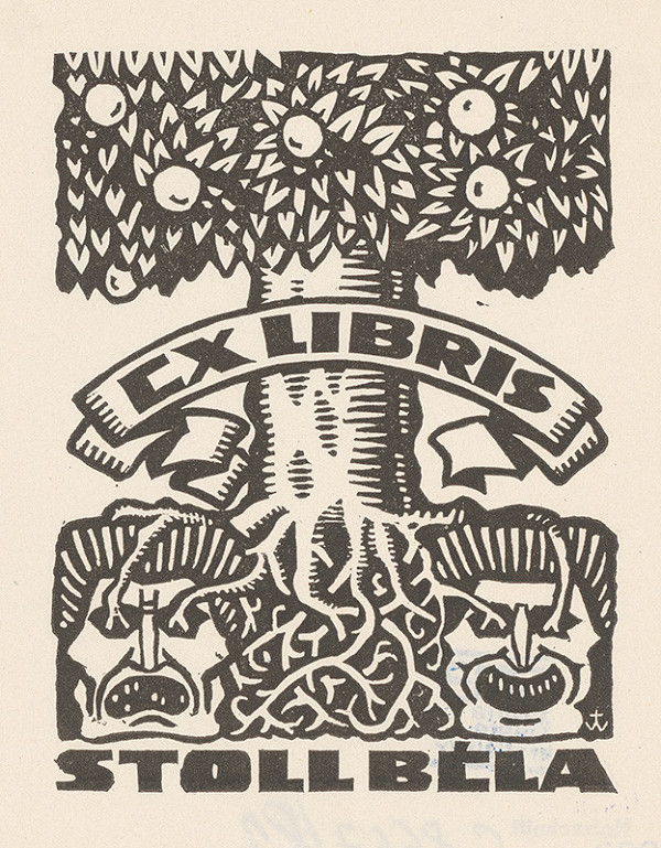 Neznámy autor – Ex libris Stoll Béla