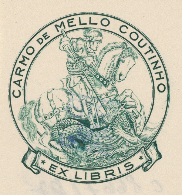 Neznámy autor – Ex libris Carmo de Mello Coutinho