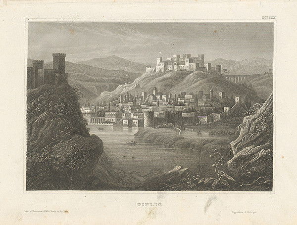 Stredoeurópsky grafik z 19. storočia – Tiflis
