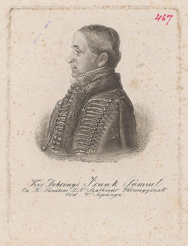 Ferdinand Karl Theodor Lütgendorff – Portrét Samuela Isaaka Dobronyiho-Kisa