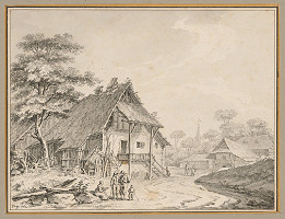 Adrian Zingg – Krajina s domami 