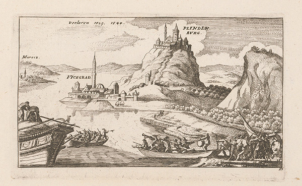 Stredoeurópsky grafik zo 17. storočia – Plindenburg a Vyšehrad