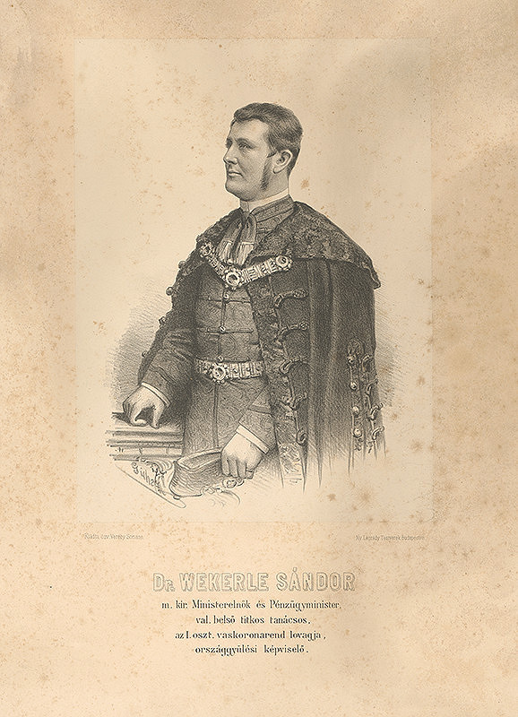 Alfonz Giehsz – Portrét Dr.Wekerle Šándora