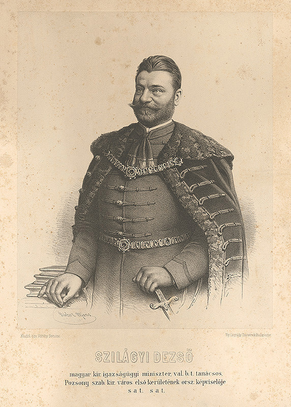 Alfonz Giehsz – Portrét Szilagyi Dezsö 