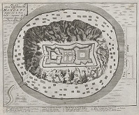 Nicolas de Fer – Plán pevnosti Mongats 