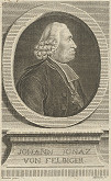 Schleuen, Johann Georg Reinitius – Portrét J.J. v. Felbigera 