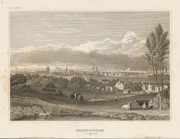 Nemecký grafik z 19. storočia – Birmingham 