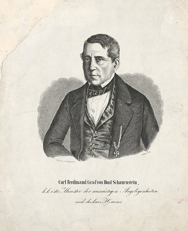 W. Klimt, Carl Wilhelm Medau – Portrét Karola Ferdinanda von Buol-Schauenstein