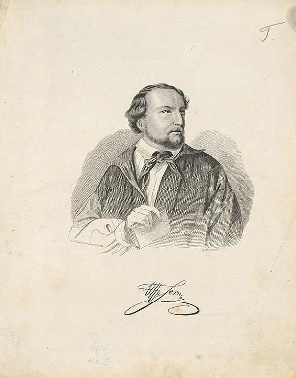 W. Klimt, Carl Wilhelm Medau – Portrét muža