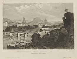 Andreas Ludwig Dauth – Pohľad na zámok Puy 