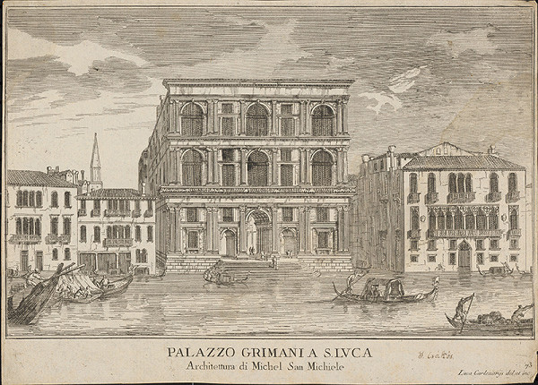 Luca Carlevaris – Palác Grimani a S. Luca