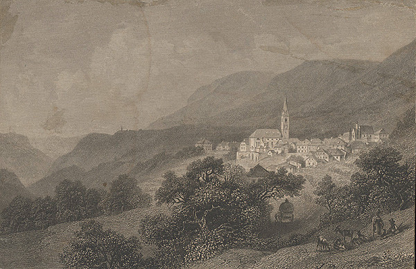 Stredoeurópsky grafik z 19. storočia – Kaltern