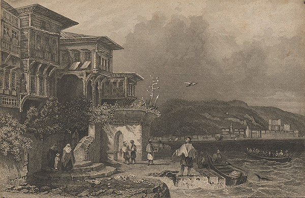 Stredoeurópsky grafik z 19. storočia – Turecký vidiek