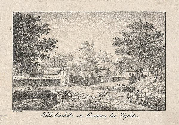 E. A., Carl Wilhelm Medau – Wilhelmská vyvýšenina v Graupene pri Tepliciach 