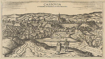 Joris Hoefnagel, Egidio van der Rye, Stredoeurópsky autor – Pohľad na Košice 