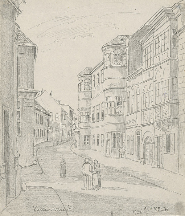 Karol Frech – Bývalá Brämarova kúria na Žižkovej ulici v Bratislave