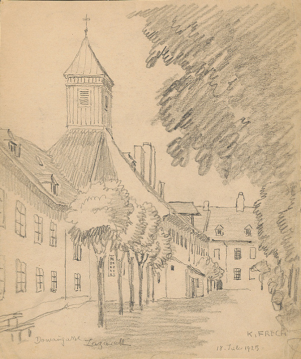 Karol Frech – Dunajská ulica v Bratislave 