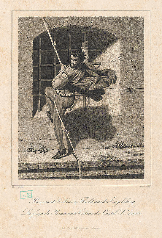 Simon, Ferdinand Piloty – Útek Benvenuta Celliniho z Anjelského hradu 