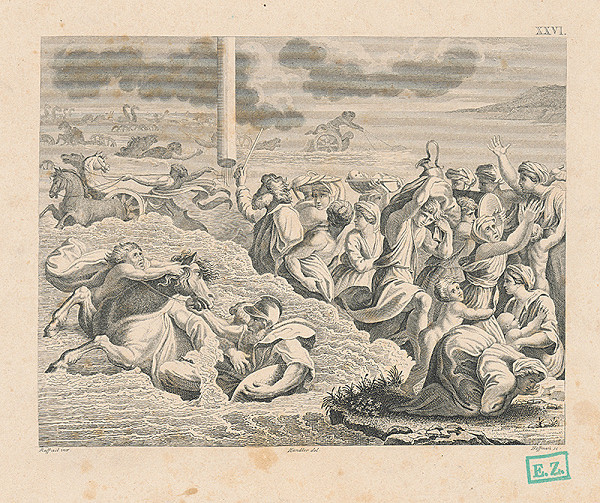 Hoffman, Raffael, Wilhelm Kandler – Mojžiš vedie židovský národ cez Červené more 