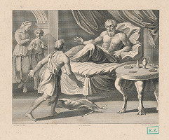 Schmidt, Raffael, Wilhelm Kandler – Izák odopiera svoje požehnanie Ézauovi 