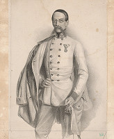 Fritz Kriehuber – Portrét dôstojníka (Portrét muža vo vojenskej uniforme) 