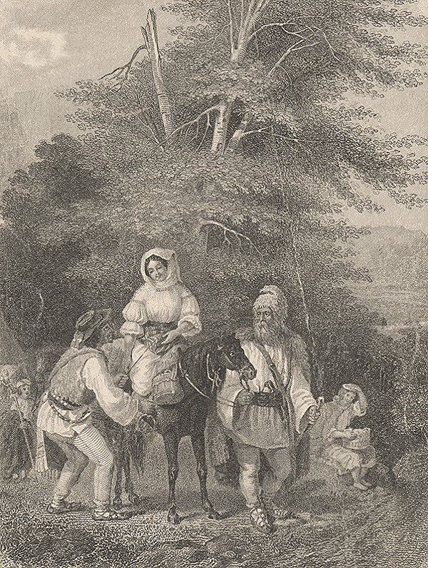 Miklós Barabás – Rumunská rodina 