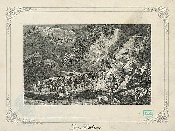 Carl Wilhelm Medau, W. Donath – Bitka v horách Kaukazu