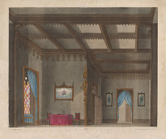 Julius Hermann Oehme, Winckelmann & Söhne – Gotická sieň (dekorácia papierového divadla č.19) 