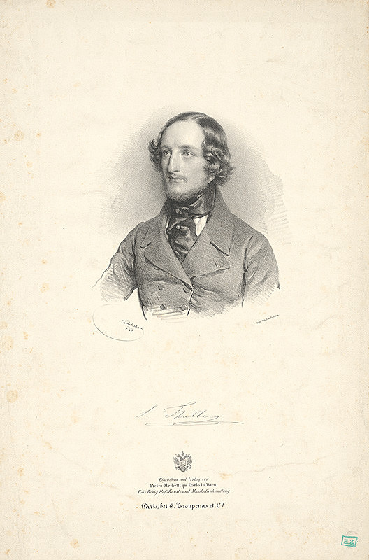 Johann Höfelich, Joseph Kriehuber – Portrét Thalhera