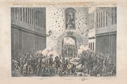 Franz Werner – Revolúcia 1848 (Zázračné nepoškodenie obrazu Panny Márie po útoku na c.k. zbrojnicu v októbri 1848) 