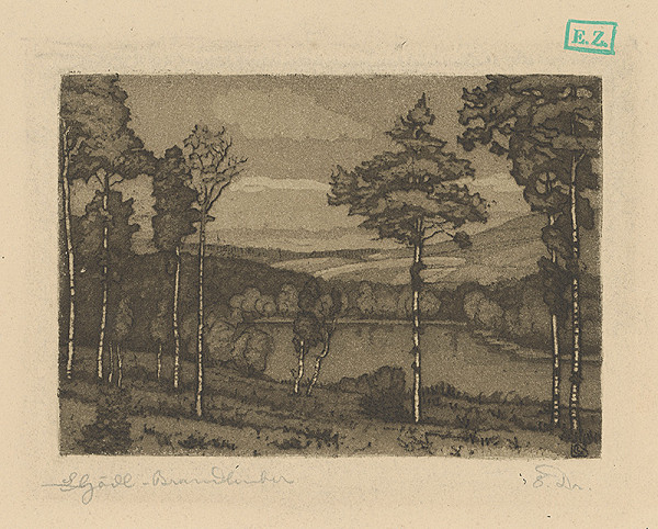 Monogramista G. D. – Krajina s brezami 