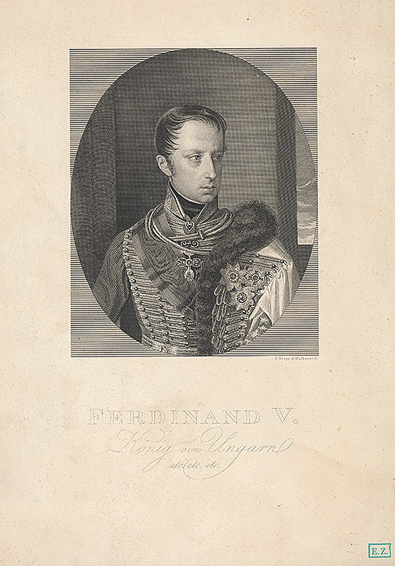 Ferdinand Hofbauer, Ignaz Krepp – Portrét kráľa Ferdinanda 