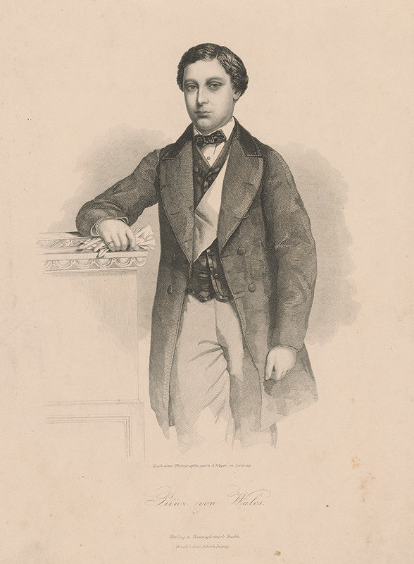 August Weger, Alexander Alboth – Portrét princa z Walesu