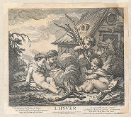 Claude Augustin Duflos, François Boucher – Zima (zo série Štyri ročné obdobia) 