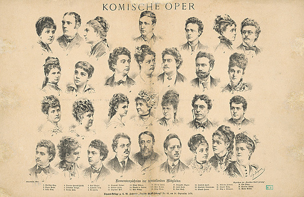 Ignaz Eigner – Actors of Comic Opera in Vienna 