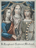 Dominik Maulini – Svätý Rafael, Gabriel, Michael 
