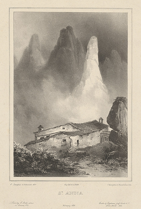 Jean-Charles Langlois, Chambellan, Gottfried Engelmann, Henri Gaugain, Delamare – Usadlosť Svätej Anny v horách (Svätá Anna) 