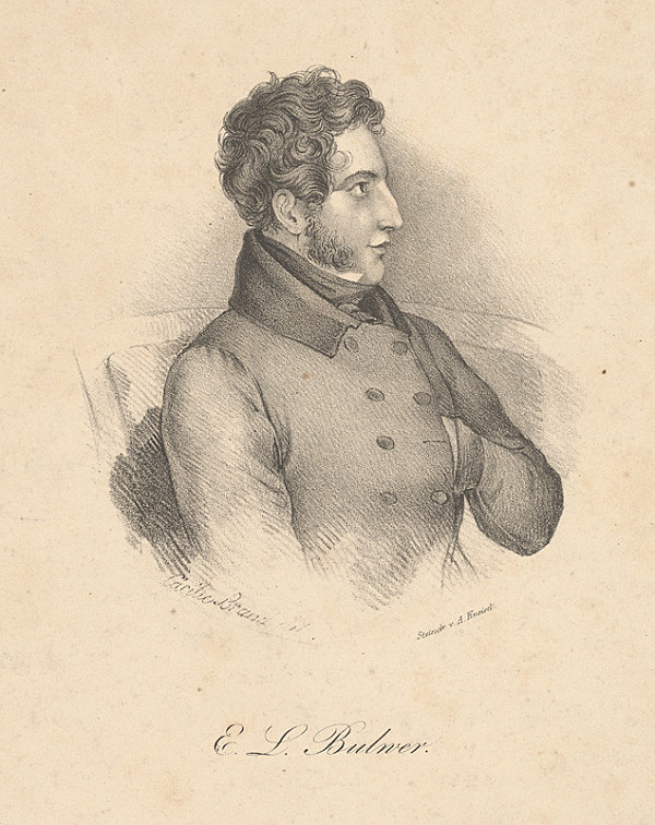 August Kneisel, Cäcilie Brandt – Portrét Eduarda Bulwer-Lyttona (Portrét grófa Edwarda Bulwera Lyttona) 