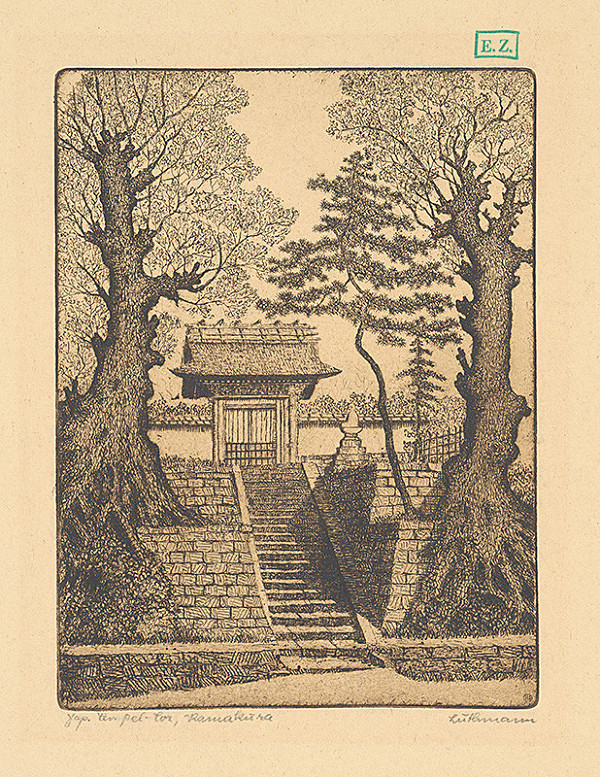 Lüthmann – Japonská brána stavby z obdobia Kamakura