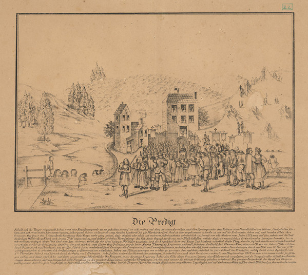 Stredoeurópsky grafik z 19. storočia – Procesia 