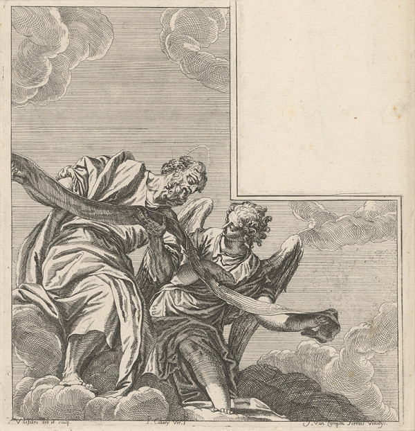 Valentin Lefèbvre, Jacob van Campen, Paolo Veronese – Evanjelista sv. Matúš (ilustrácia z knihy Opera selectiora)  