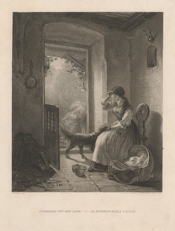 Alexander Alboth, August Heinrich Niedmann – Mladá matka s dieťaťom 