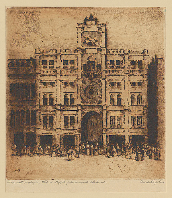 Gyula Conrad – Orloj v Benátkach 