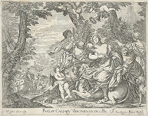 Valentin Lefèbvre, Jacob van Campen, Paolo Veronese – Únos Európy (Európa, ilustrácia z Opera selectiora...) 