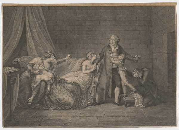 Západoeurópsky grafik – Smrť matky 