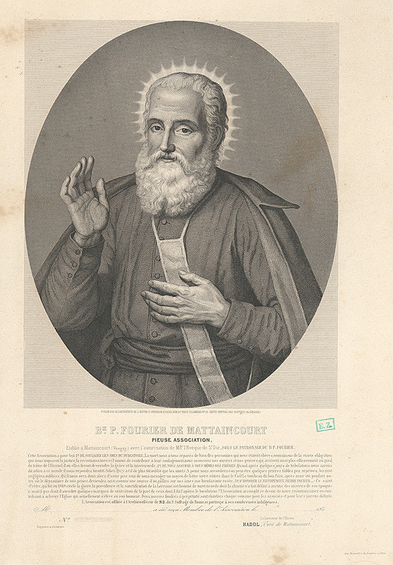 Francúzsky grafik, Friedrich Överbeck – Fourier de Mattaincourt
