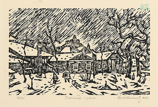 Ľudovít Bránsky – Trenčín v zime 